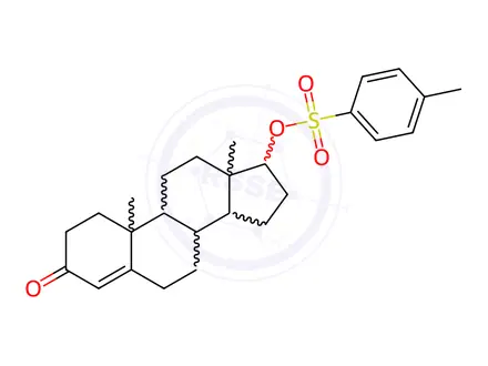 Chemical structure of Testosterone p-Toluenesulfonate