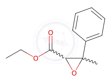 Chemical structure of ETHYL METHYLPHENYLGLYCIDATE