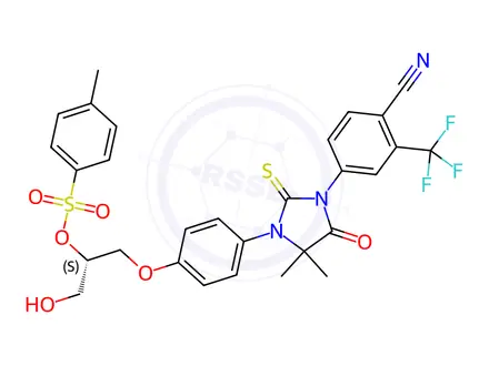 Chemical structure of Rezvilutamide Impurity 1