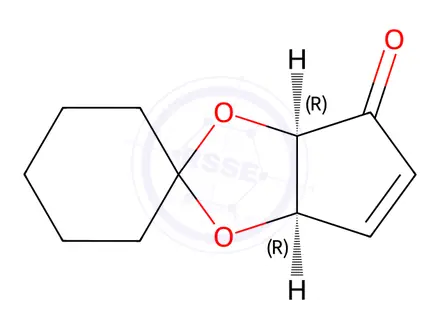 Chemical structure of (1R,2R)-1,2-Dihydroxy-3-cyclopropen-5-one 1,2-Cyclohexyl Ketal
