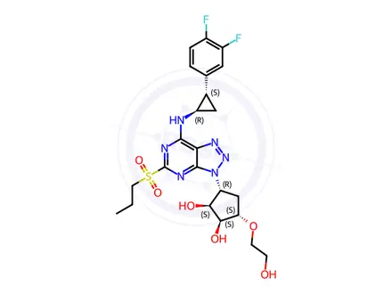 Chemical structure of Ticagrelor Impurity 48