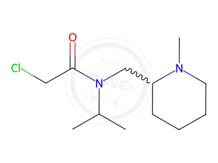 Chemical structure of 2-Chloro-N-isopropyl-N-((1-methylpiperidin-2-yl)methyl)acetamide