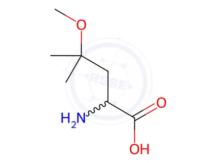 Chemical structure of Leucine, 4-methoxy-