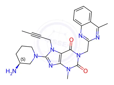 Chemical structure of Linagliptin Impurity G