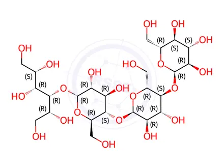 Chemical structure of Maltitol Impurity 43 (Maltotetraitol)
