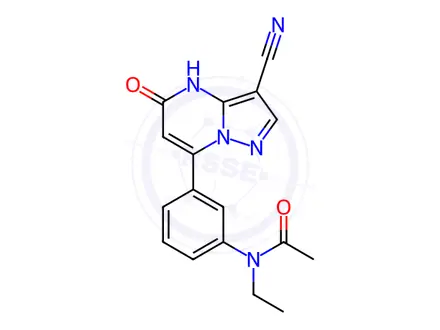 Chemical structure of 5-Oxo-Zaleplon