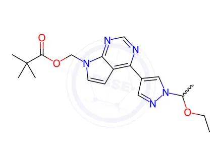 Chemical structure of Ruxolitinib Impurity 20