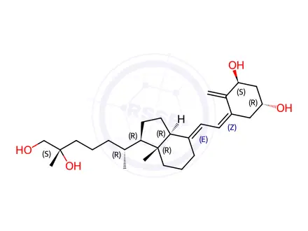 Chemical structure of 1a,25(S),26(OH)-vitamin D3