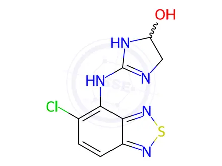 Chemical structure of Rac Hydroxy Tizanidine Hydrochloride