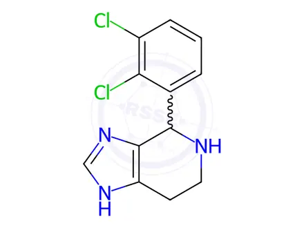 Chemical structure of 4-(2,3-Dichlorophenyl)-3h,4h,5h,6h,7h-imidazo[4,5-c]pyridine