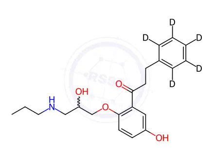 Chemical structure of Propafenone