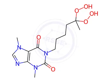 Chemical structure of Pentoxifylline Impurity 16