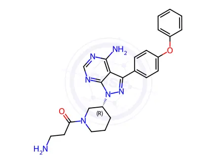 Chemical structure of Ibrutinib Impurity 1