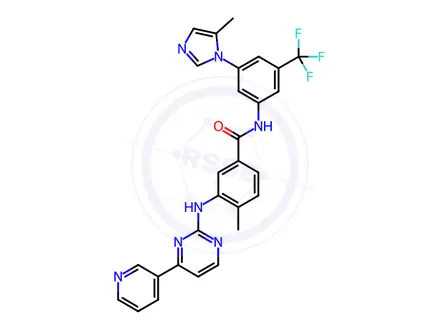 Chemical structure of Nilotinib EP Impurity H