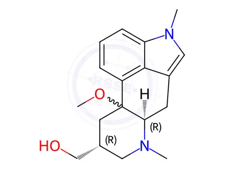 Chemical structure of Nicergoline Impurity C