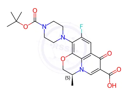 Chemical structure of Levofloxacin Impurity 44