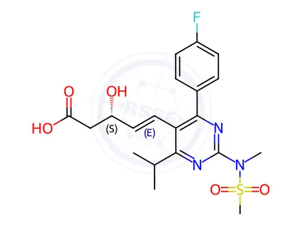Chemical structure of Rosuvastatin Impurity 136