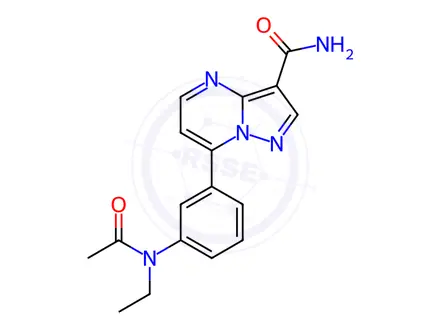 Chemical structure of Zaleplon Impurity 9