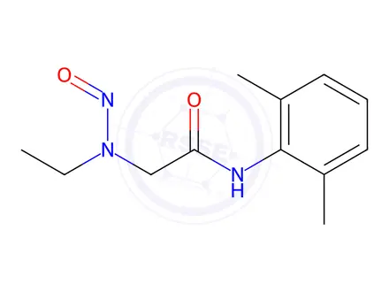 Chemical structure of Lidocaine Nitroso Impurity 1