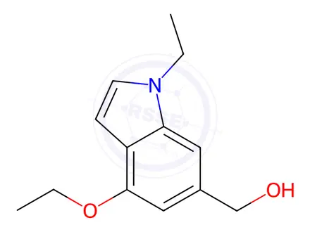 Chemical structure of (4-Ethoxy-1-ethyl-1H-indol-6-yl)methanol