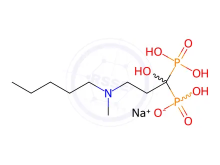 Chemical structure of Ibandronate sodium