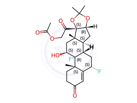Chemical structure of Fluocinolone Acetonide Impurity 42