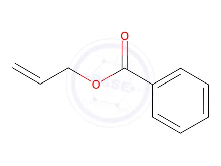 Chemical structure of 2,5-Furandione, dihydro-, polymer with ethenylbenzene and 2-propen-1-ol, benzoate