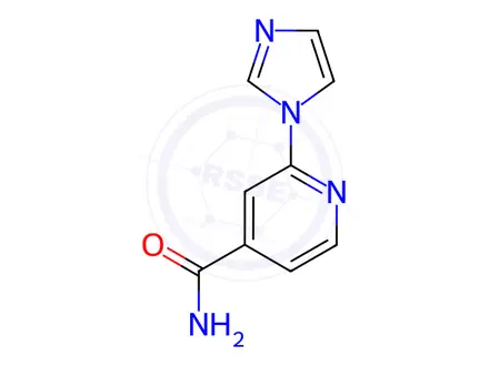 Chemical structure of N-Methyl-6-(1H-pyrazol-1-yl)nicotinamide