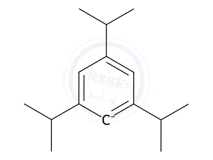 Chemical structure of 2,4,6-Triisopropylphenylmagnesium bromide, 0.50 M in THF