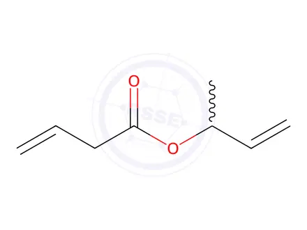 Chemical structure of 1-Methyl-2-propen-1-yl 3-Butenoate