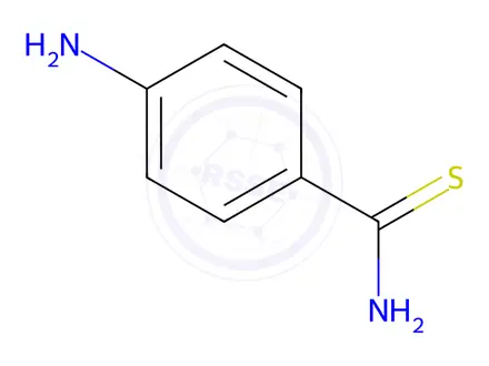 Chemical structure of 4-Aminothiobenzamide