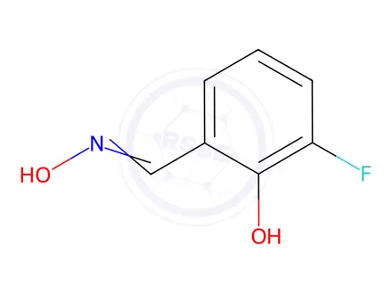 Chemical structure of Benzaldehyde, 3-fluoro-2-hydroxy-, oxime