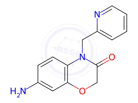 Chemical structure of 7-AMINO-4-(PYRIDINE-2-YL-METHYL)-1,4-BENZOXAZIN-3(4H)-ONEDIHYDROCHLORIDE