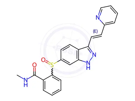 Chemical structure of Axitinib Impurity 3