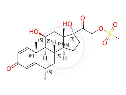 Chemical structure of Methylprednisolone Impurity 39