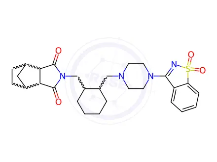 Chemical structure of Lurasidone Hydrochloride Impurity 68
