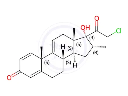 Chemical structure of Mometasone Furoate Impurity 37