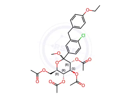 Chemical structure of Dapagliflozin Impurity 45