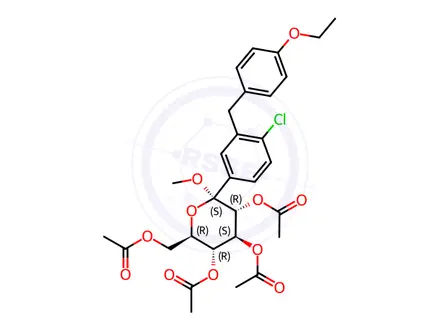 Chemical structure of Dapagliflozin Impurity 101