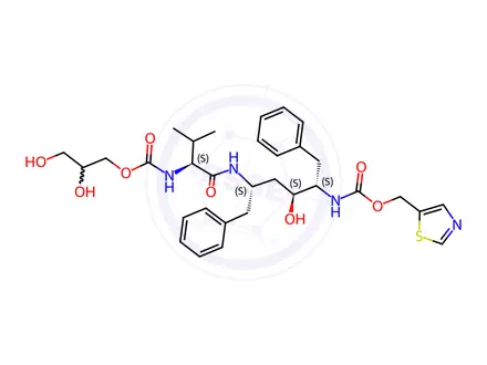 Chemical structure of Ritonavir Impurity 4