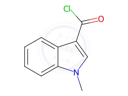 Chemical structure of 1-Methyl-1H-indole-3-carbonyl Chloride