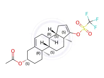 Chemical structure of Abiraterone Acetate Impurity 45