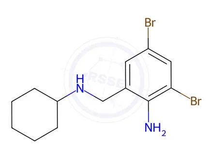 Chemical structure of Bromhexine hydrochloride Impurity L