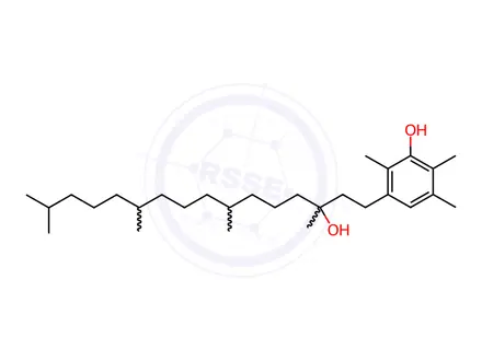 Chemical structure of Tocopherol Impurity 12