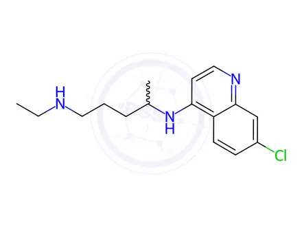 Chemical structure of Hydroxychloroquine EP Impurity D