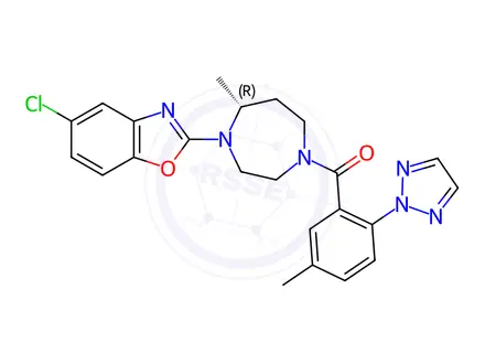 Chemical structure of Suvorexant Impurity 9