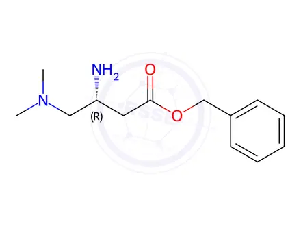 Chemical structure of (R)-Benzyl 3-amino-4-(dimethylamino)butanoate hydrochloride