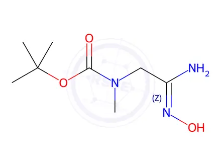 Chemical structure of Tert-butyl n-[(n'-hydroxycarbamimidoyl)methyl]-n-methylcarbamate