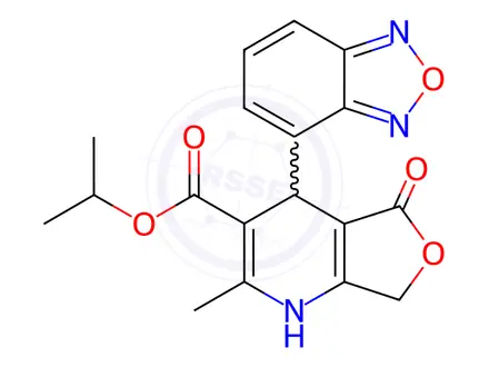 Chemical structure of Isradipine Lactone