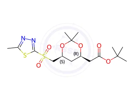 Chemical structure of Rosuvastatin Impurity 196